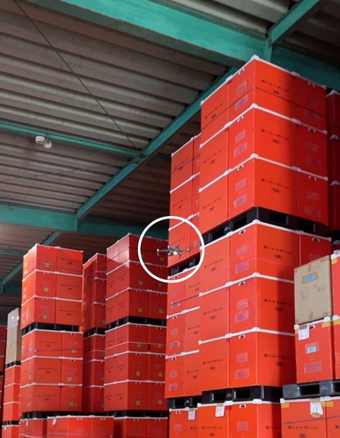 ドローンによる工場撮影